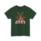 G.O.A.T. Graphic Tee — Fierce Goat Basketball Player Fan Shirt