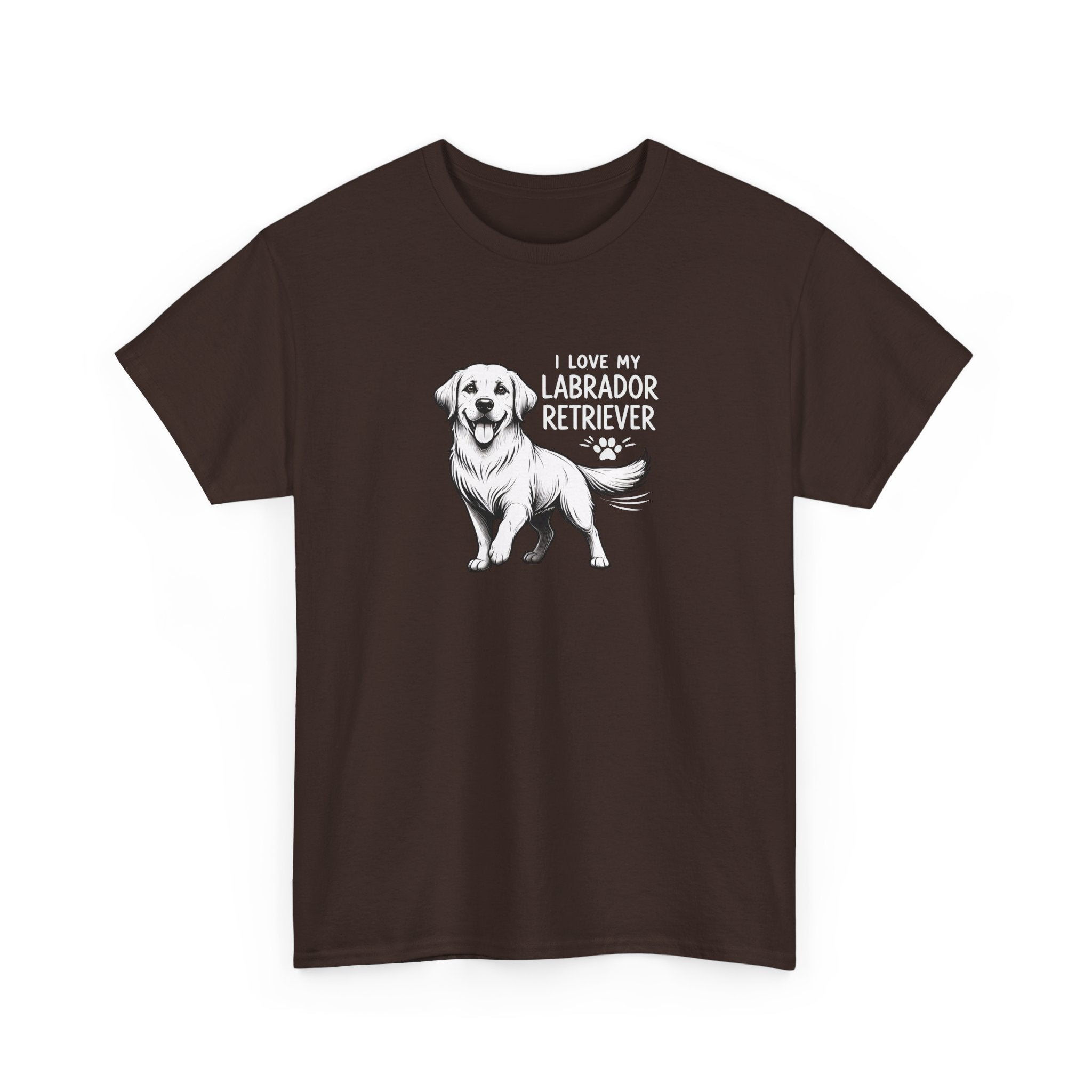 Labrador Retriever T-Shirt — "I Love My Labrador Retriever" Dog Lover Tee