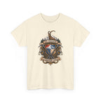 Adventure Crest T-Shirt — "Go Higher" Mountain Climbing Graphic Tee