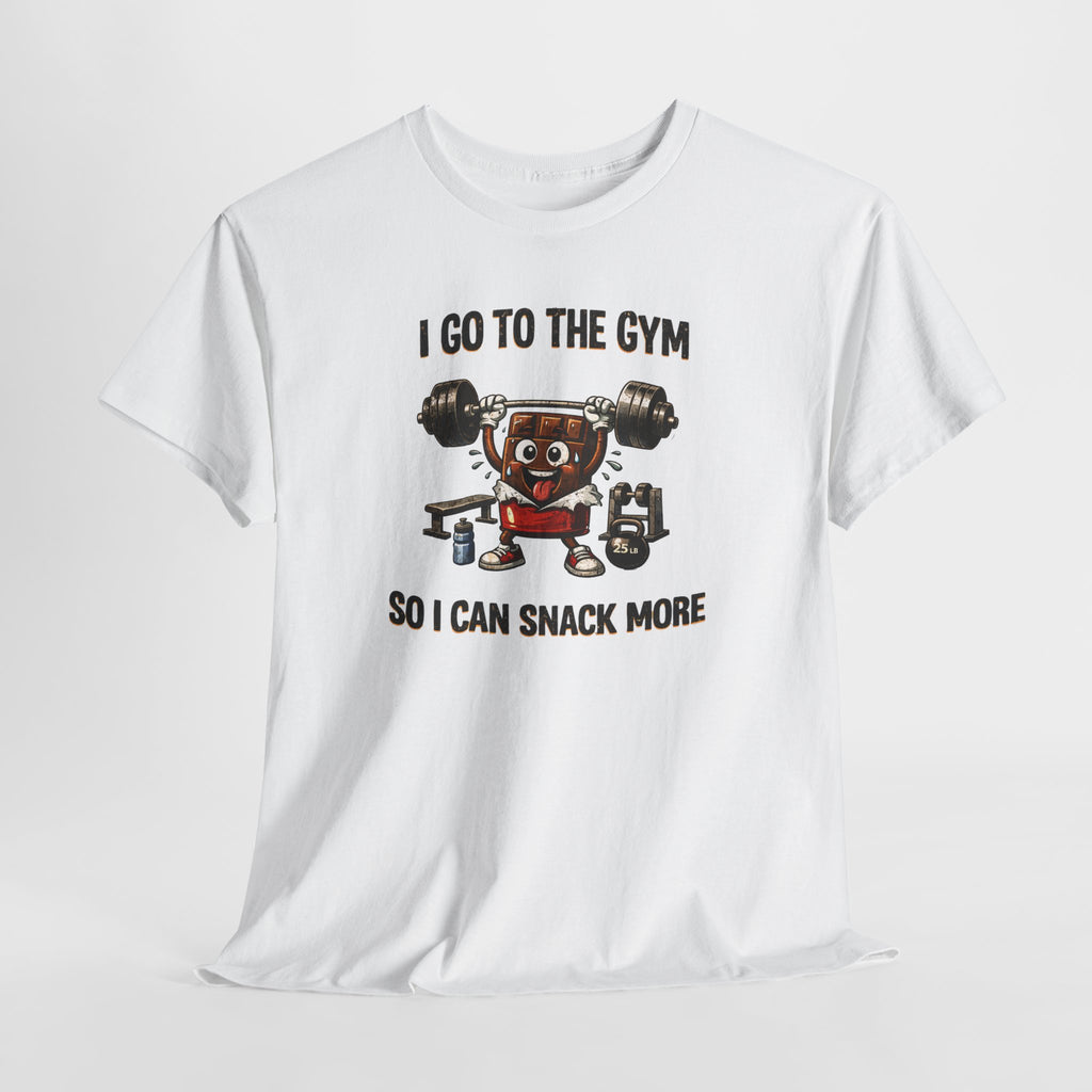 I Go to the Gym So I Can Snack More - Funny Fitness Gym Snack T‑Shirt
