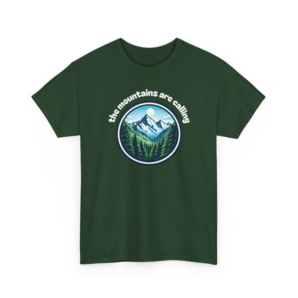 Mountains Are Calling T-Shirt — Scenic Hiking Graphic Tee