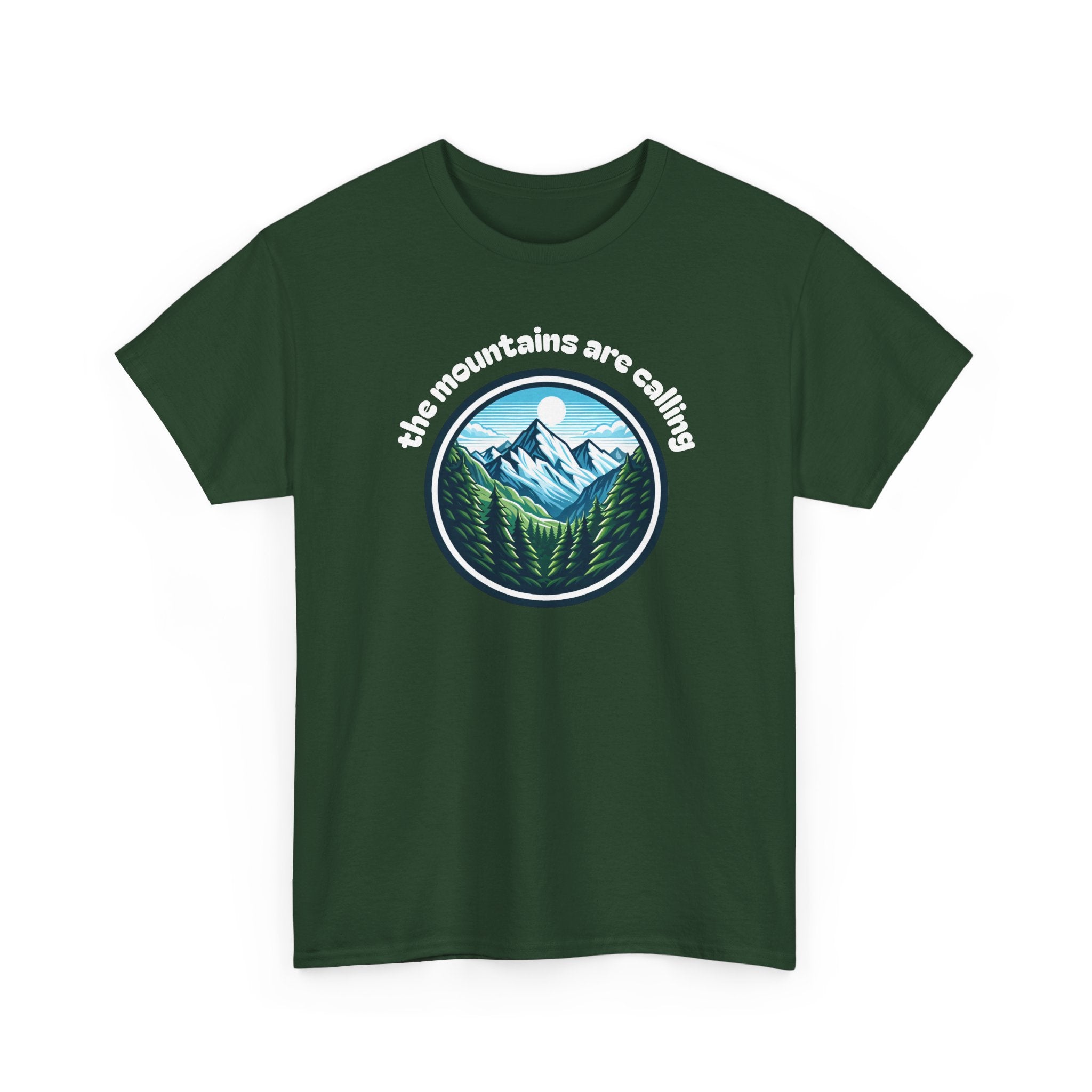 Mountains Are Calling T-Shirt — Scenic Hiking Graphic Tee