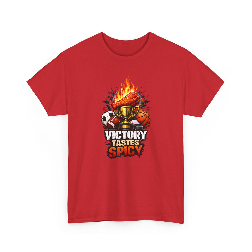 Victory Tastes Spicy Funny Sports Fan Wing T-Shirt