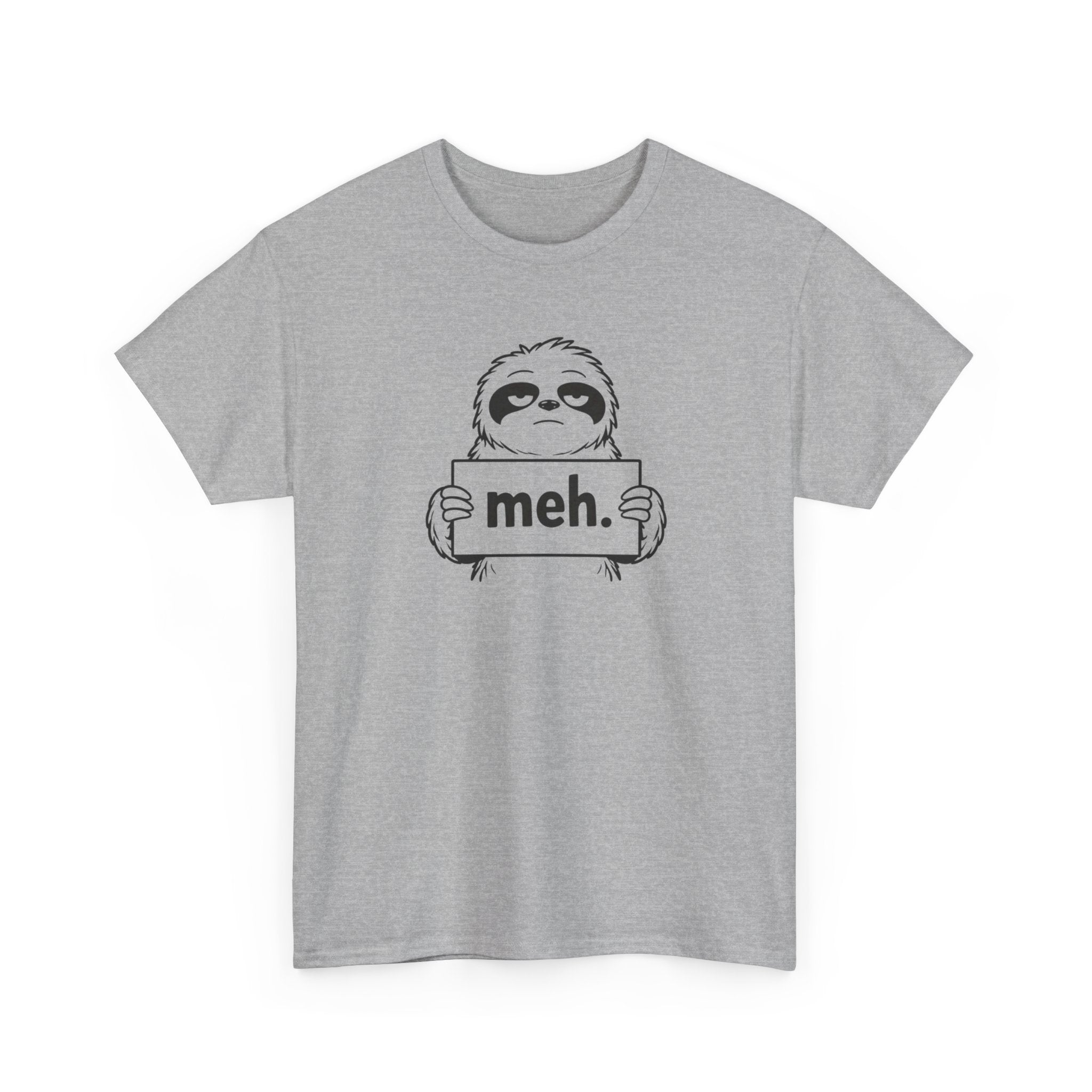 Sloth "meh." Graphic Tee - Cute Casual Funny T-Shirt
