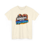 Sundays Are for Football T-Shirt — Football Fan Graphic Tee