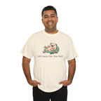 Pug Pizza Tee — "Just Here for the Food" Funny Dog T-Shirt
