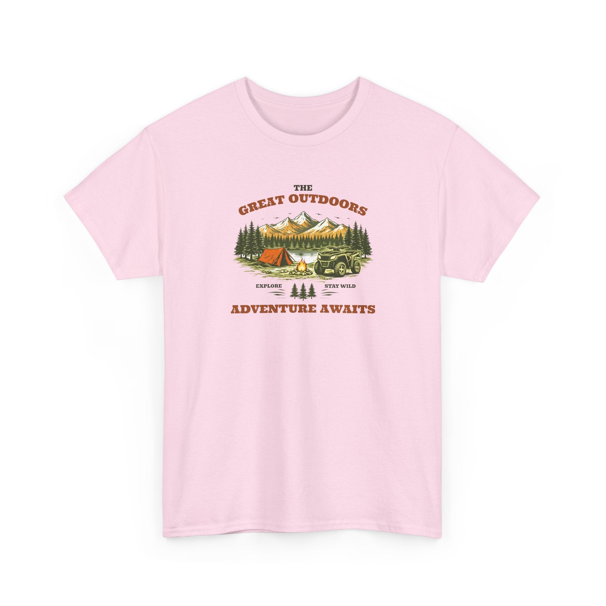 Outdoor Adventure T-Shirt — "The Great Outdoors"  ATV Nature Camping Tee
