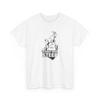 Steady Over Steep Mountain Goat T-Shirt — Motivational Hiking Logo Tee