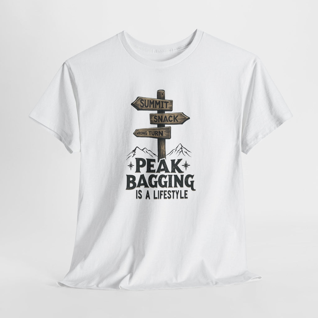 Peak Bagging Tee — 'Peak Bagging Is a Lifestyle' Hiking T‑Shirt