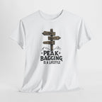 Peak Bagging Tee — 'Peak Bagging Is a Lifestyle' Hiking T‑Shirt