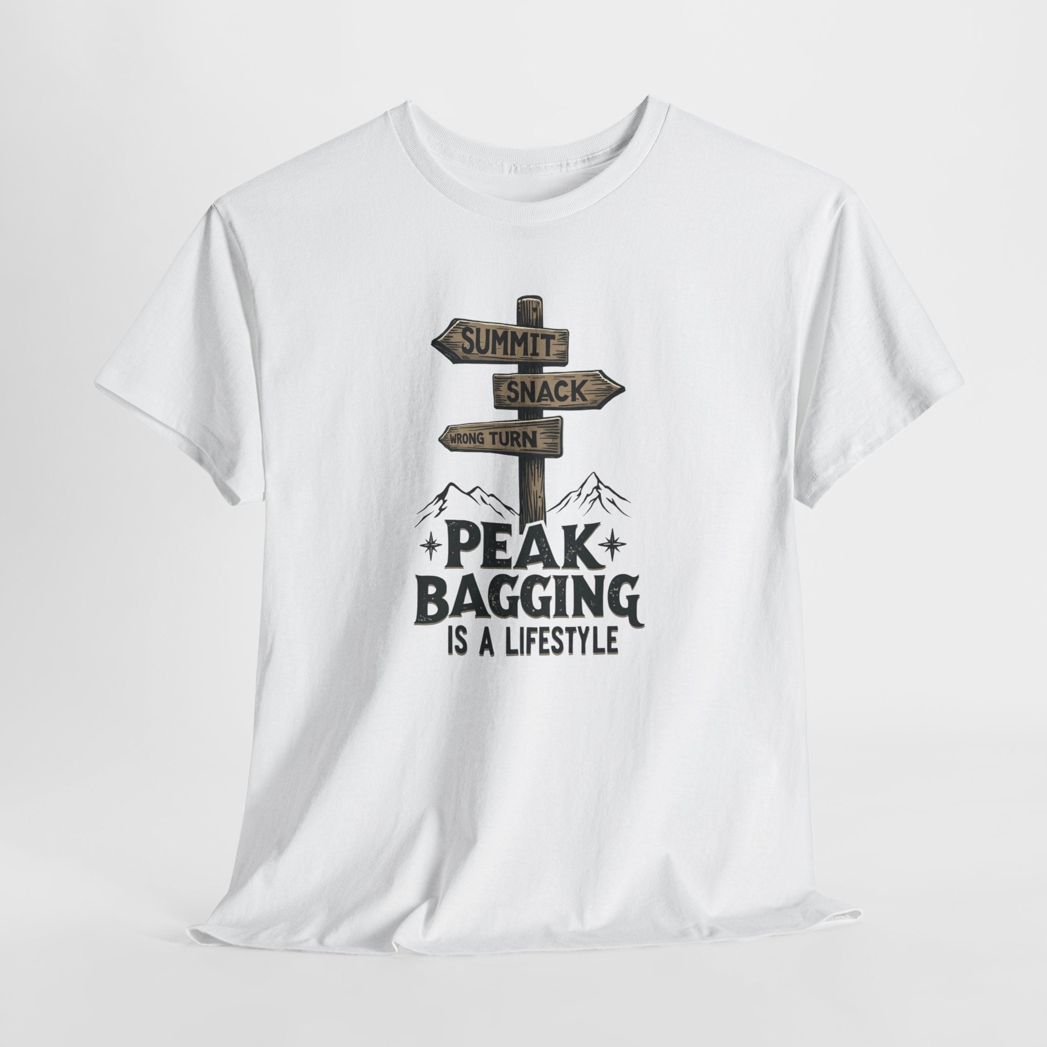 Peak Bagging Tee — 'Peak Bagging Is a Lifestyle' Hiking T‑Shirt