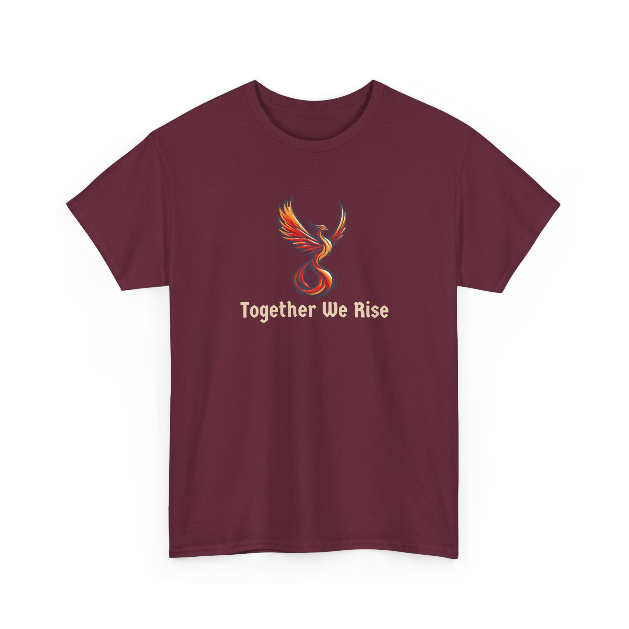 Phoenix Rising T‑Shirt — "Together We Rise" Inspirational Tee