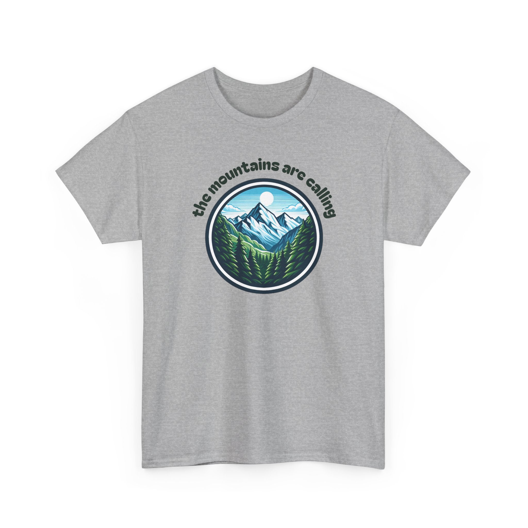 Mountains Are Calling T-Shirt — Scenic Hiking Graphic Tee