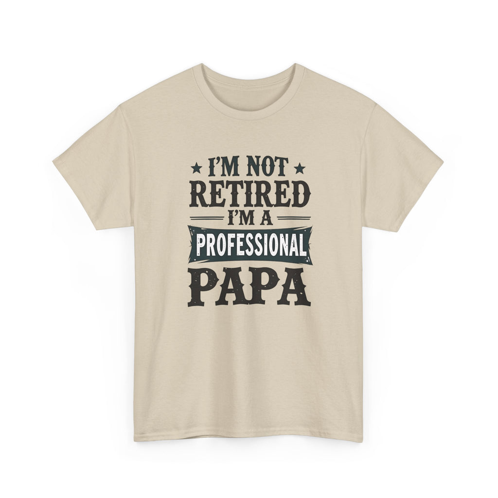 I'm Not Retired I'm A Professional Papa T-Shirt