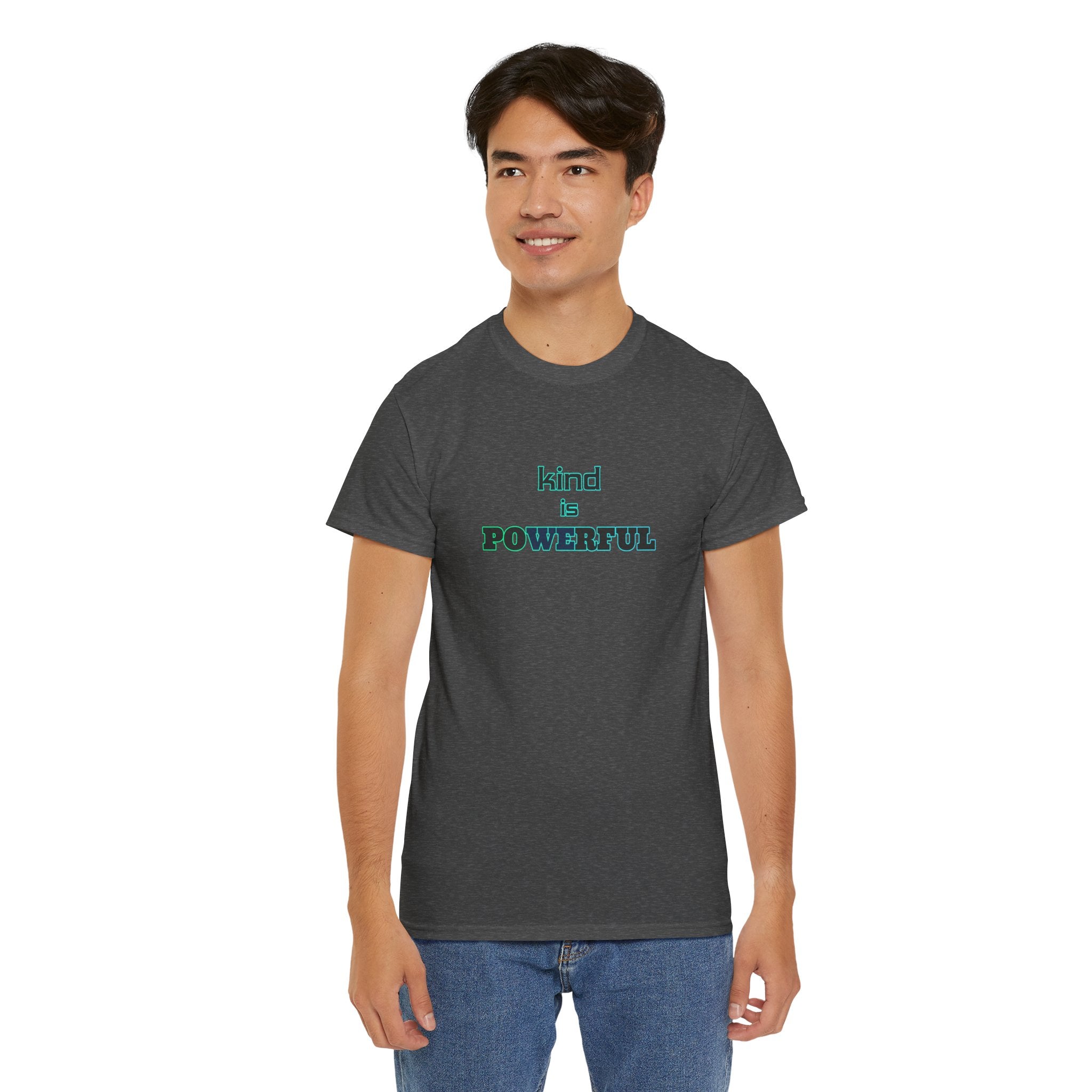 Kind Is Powerful T-Shirt — Inspirational Minimalist Tee