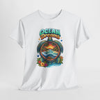 Ocean Dreams T‑Shirt — Tropical Sunset Sea Turtle Graphic Tee