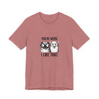You're Weird I Like That T‑Shirt — Cute Pug Illustration Tee