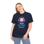 T-Shirt — "Purrfect Beats" Cat DJ Graphic Tee