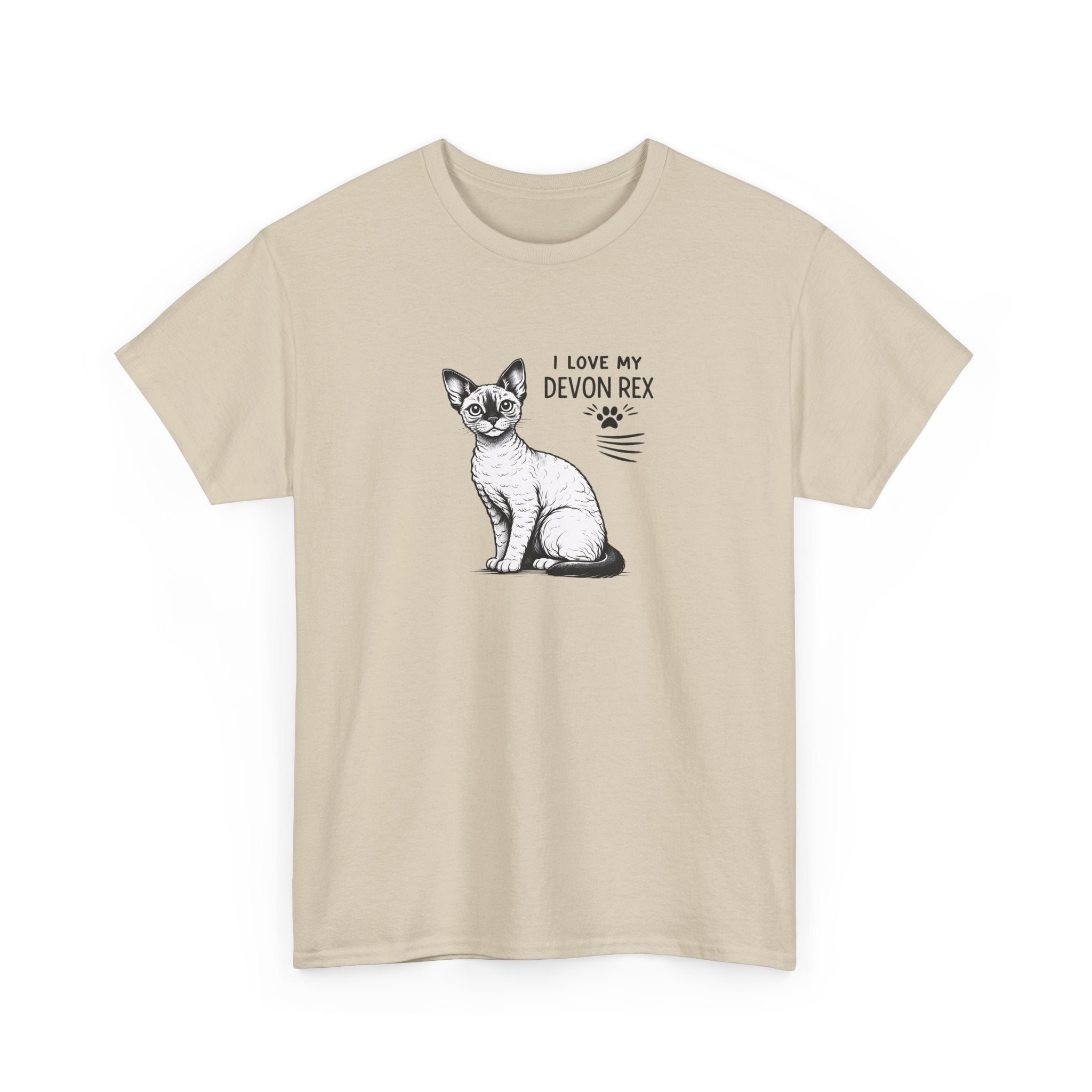 Devon Rex Cat T-Shirt — I Love My Devon Rex Graphic Tee