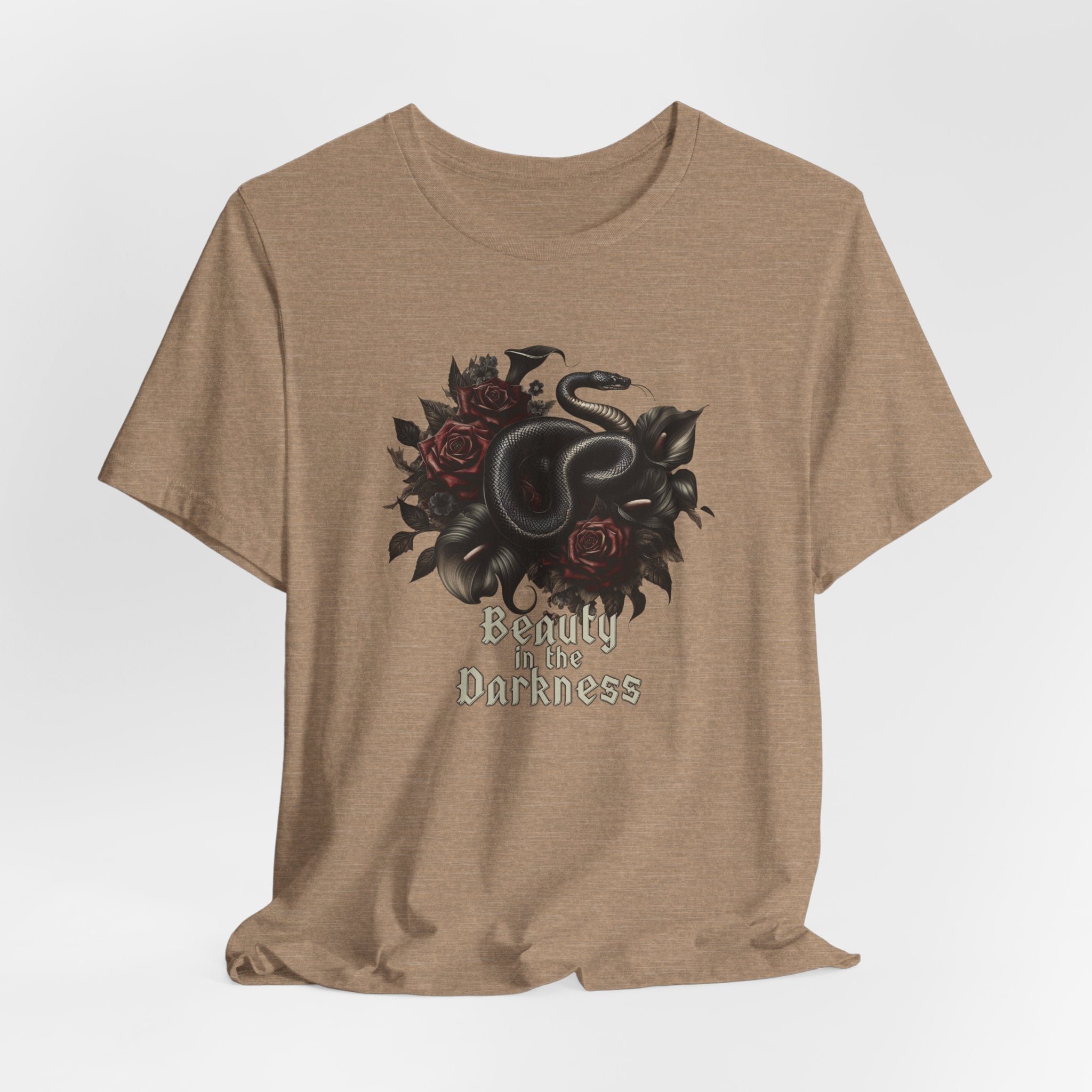 Snake Floral T-Shirt — Beauty in the Darkness Graphic Tee