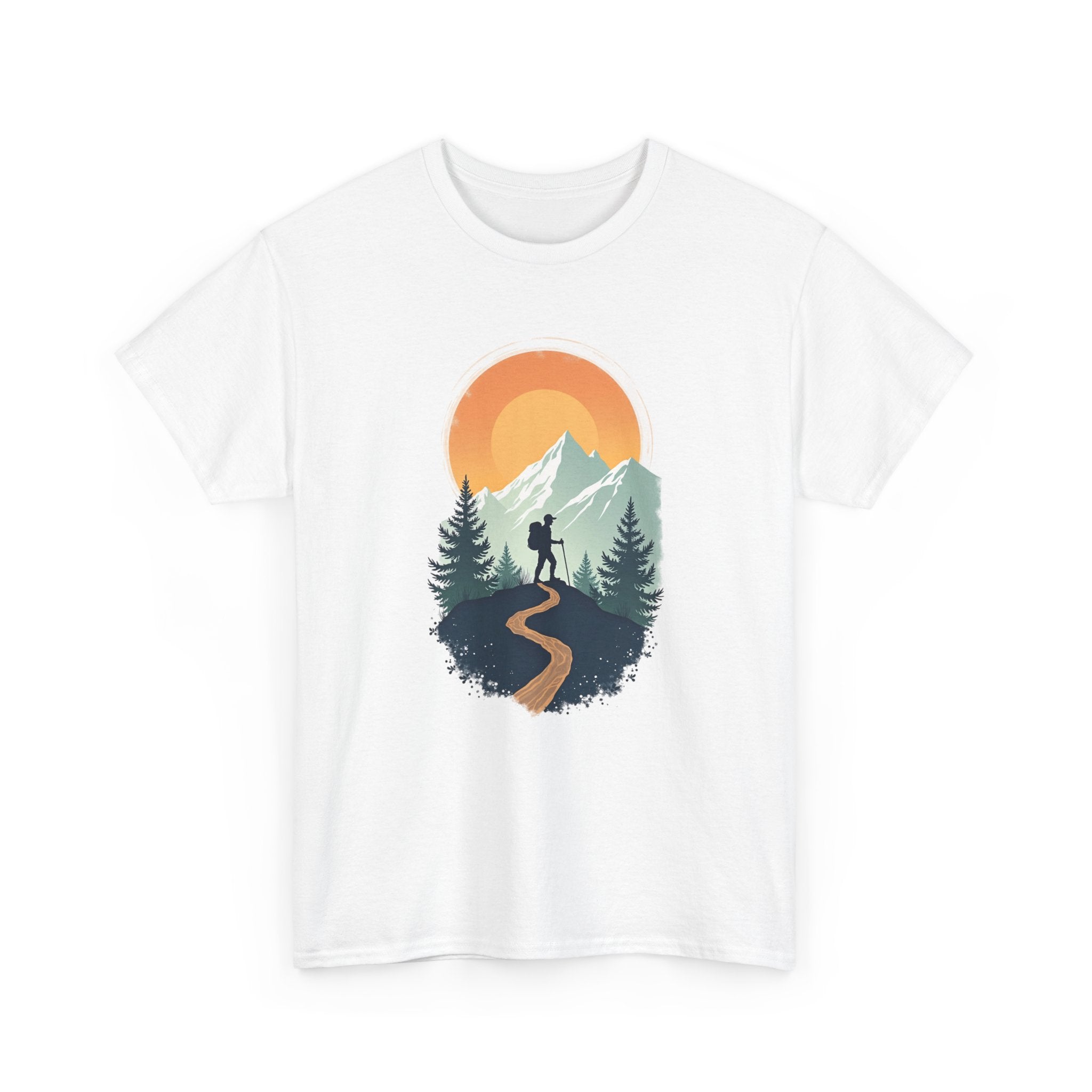 Hiking Adventure T‑Shirt — Mountain Trail Graphic Tee