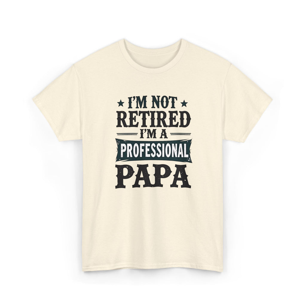 I'm Not Retired I'm A Professional Papa T-Shirt