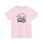 Relaxing Tea Illustration T-Shirt — "Breathe in, Exhale Doubt" Comfort Tee