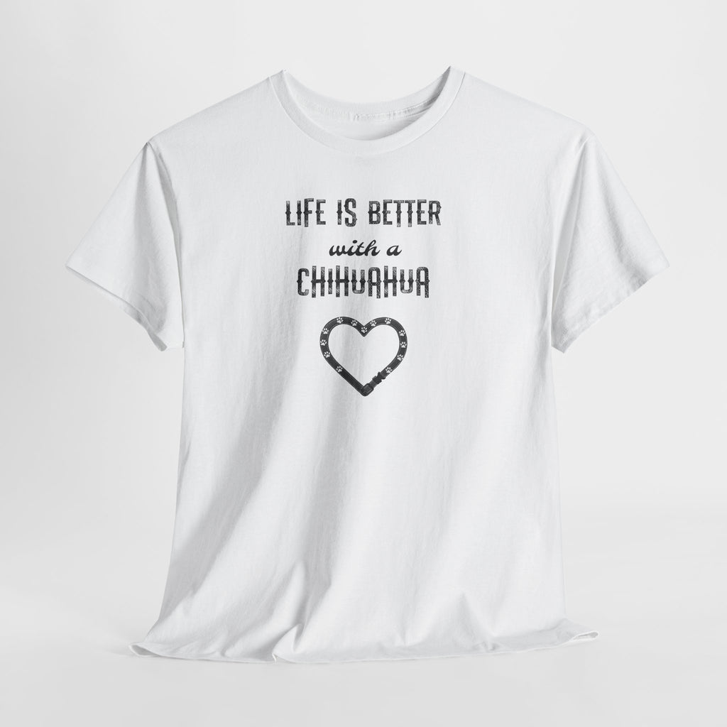 Life Is Better with a Chihuahua Heart Dog Lover Tee