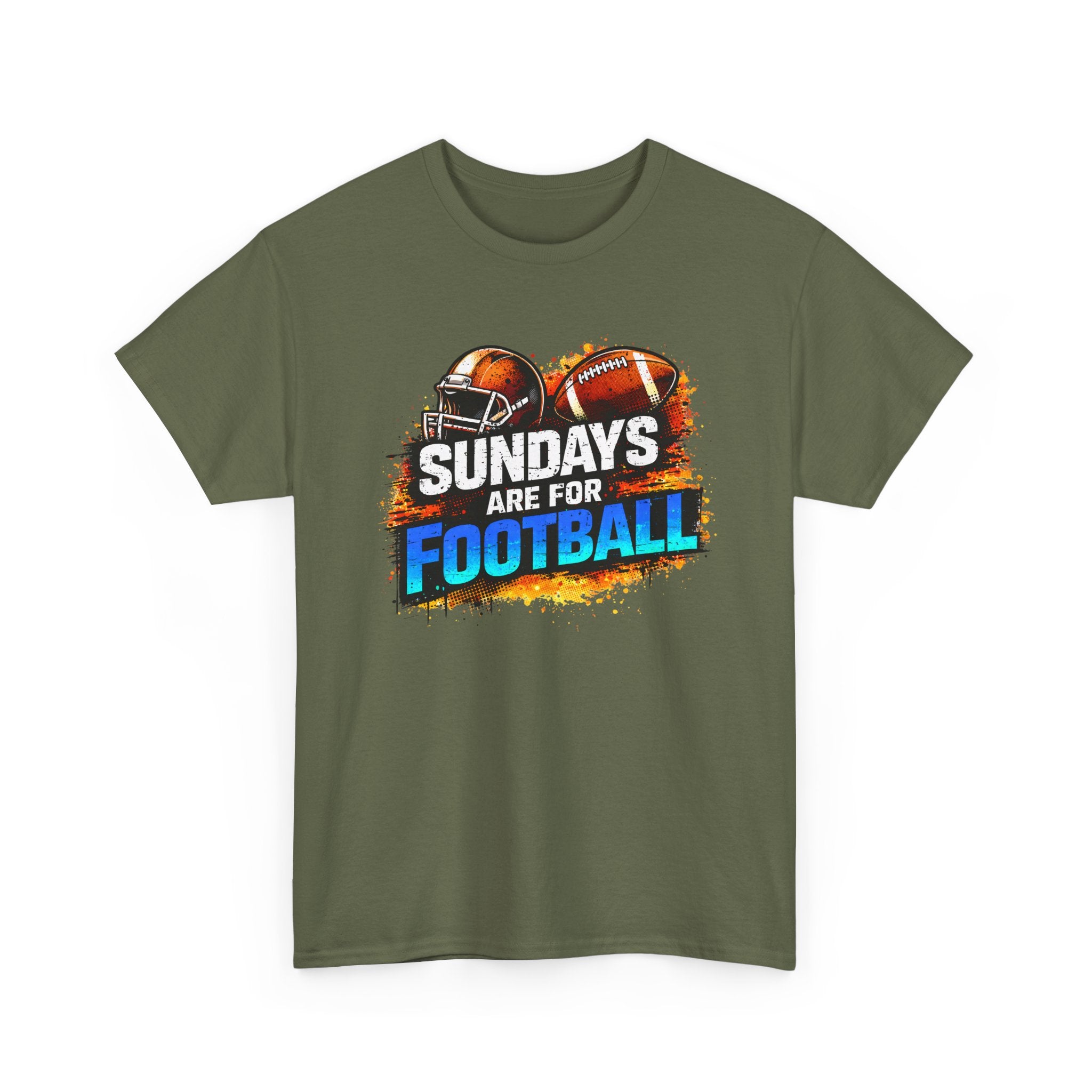Sundays Are for Football T-Shirt — Football Fan Graphic Tee