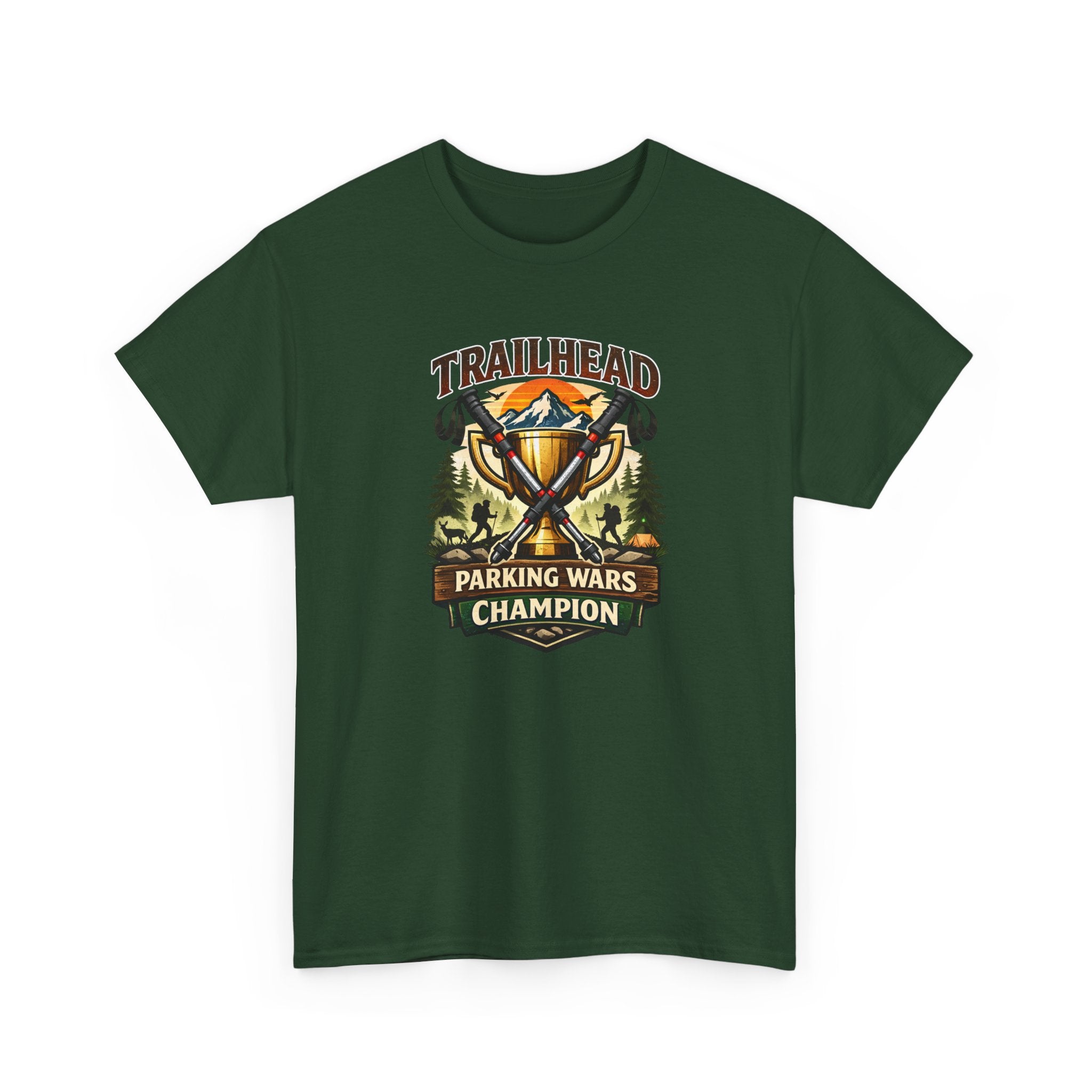 Trailhead 'Parking Wars Champion' T-Shirt — Outdoor Camping Adventure Tee