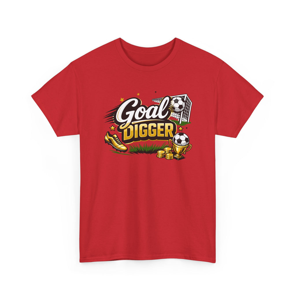 Goal Digger Soccer T-Shirt — Motivational Soccer Player Tee