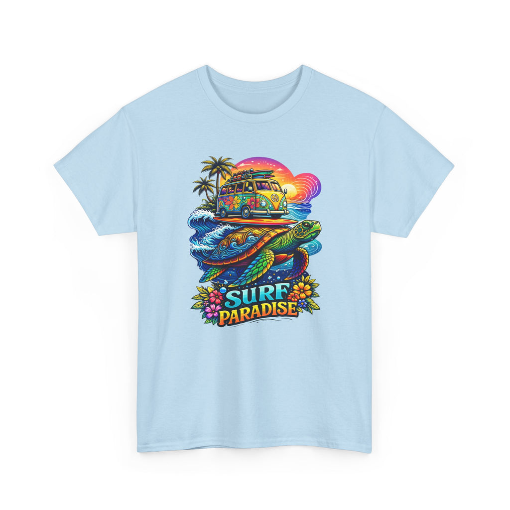 Surf Paradise Tee — Retro Van & Sea Turtle Beach T-Shirt