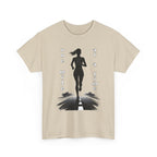 Woman Running Silhouette T‑Shirt – One Mile At A Time Graphic Tee