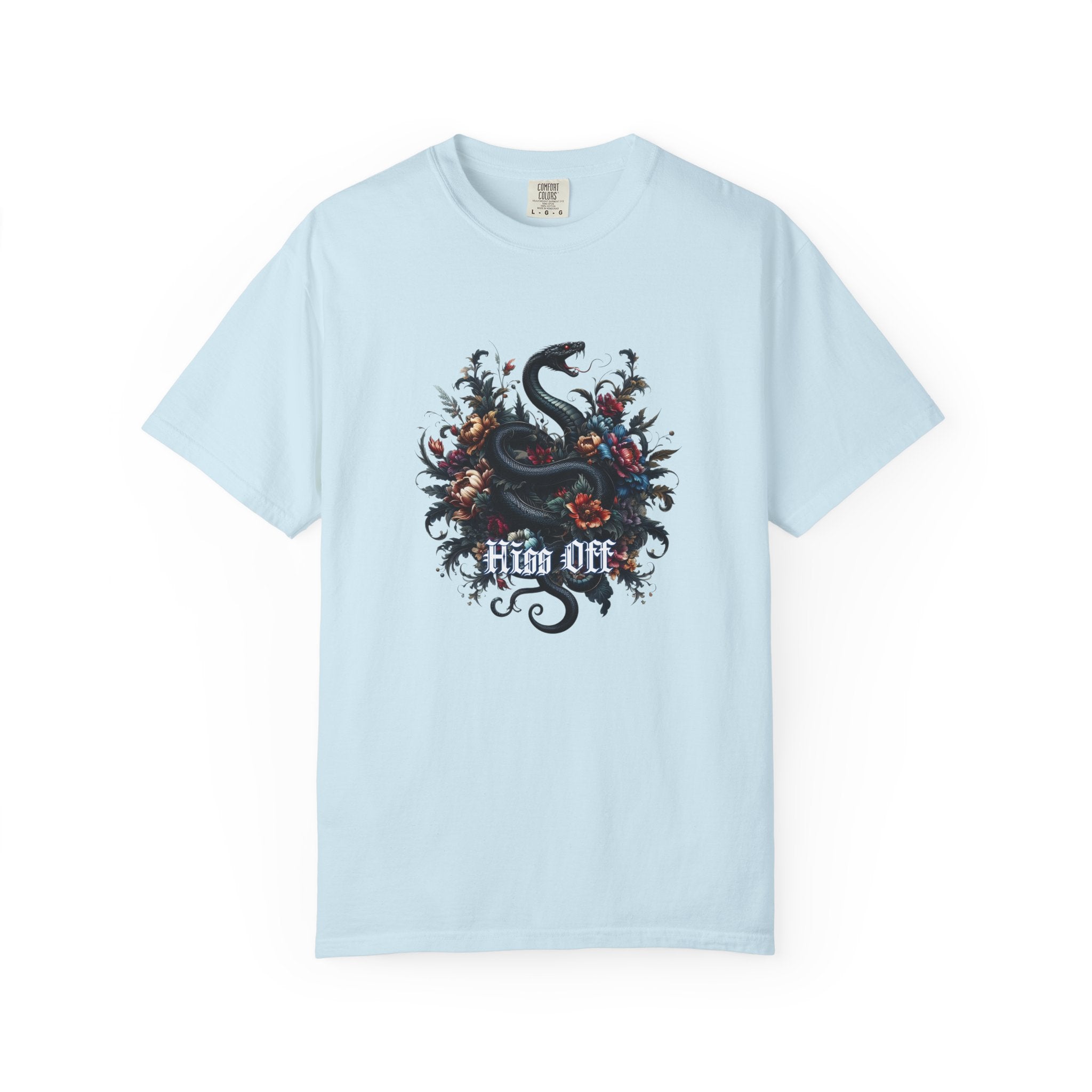Snake Floral 'Hiss Off' T-Shirt