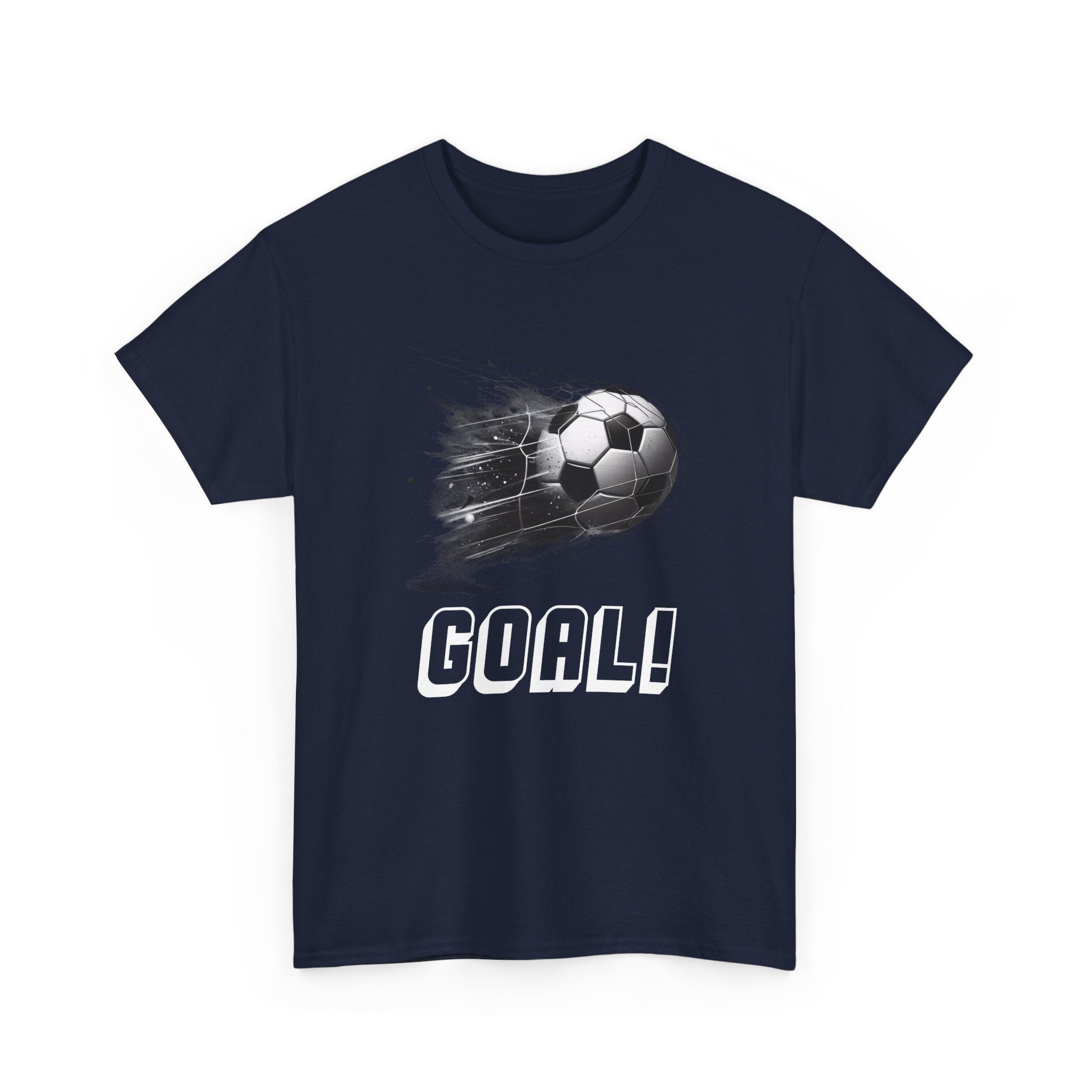 Football Soccer 'GOAL!' Graphic Tee - Fast Ball Design, Soccer Fan Shirt
