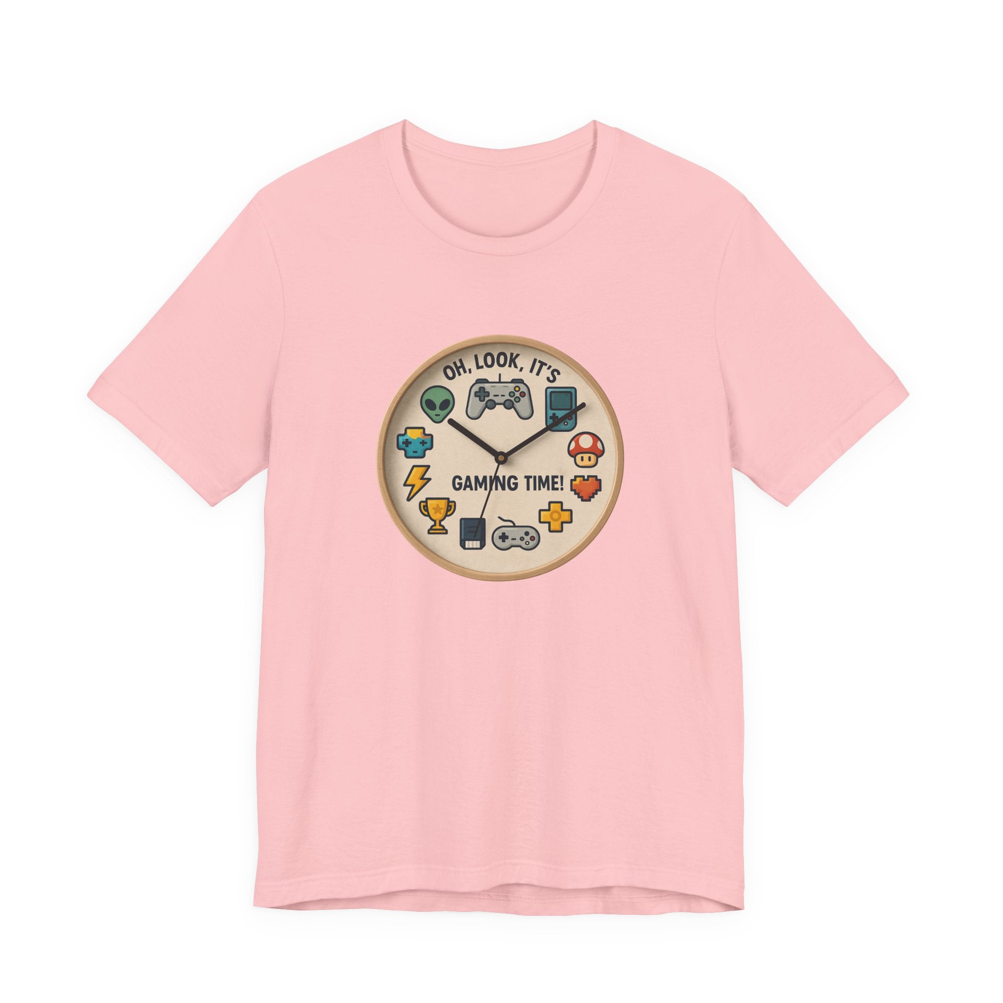 Gaming Time Graphic Tee — "Oh, Look, It's Gaming Time" Video Game Controller Shirt