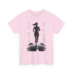 Woman Running Silhouette T‑Shirt – One Mile At A Time Graphic Tee