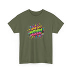 Look Out! Mayhem Ahead Graphic Tee — Colorful Retro Comic Humor Shirt