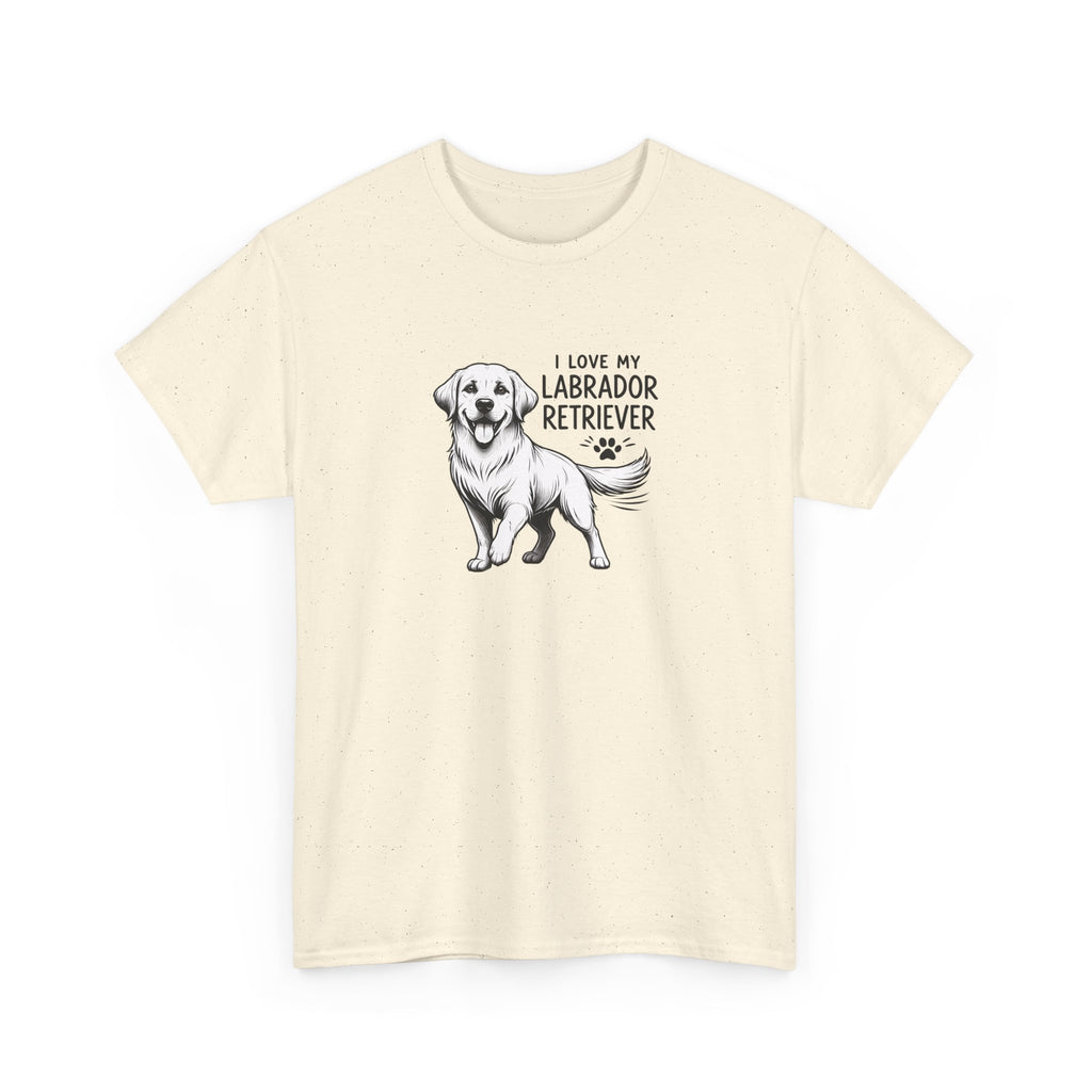 Labrador Retriever T-Shirt — "I Love My Labrador Retriever" Dog Lover Tee