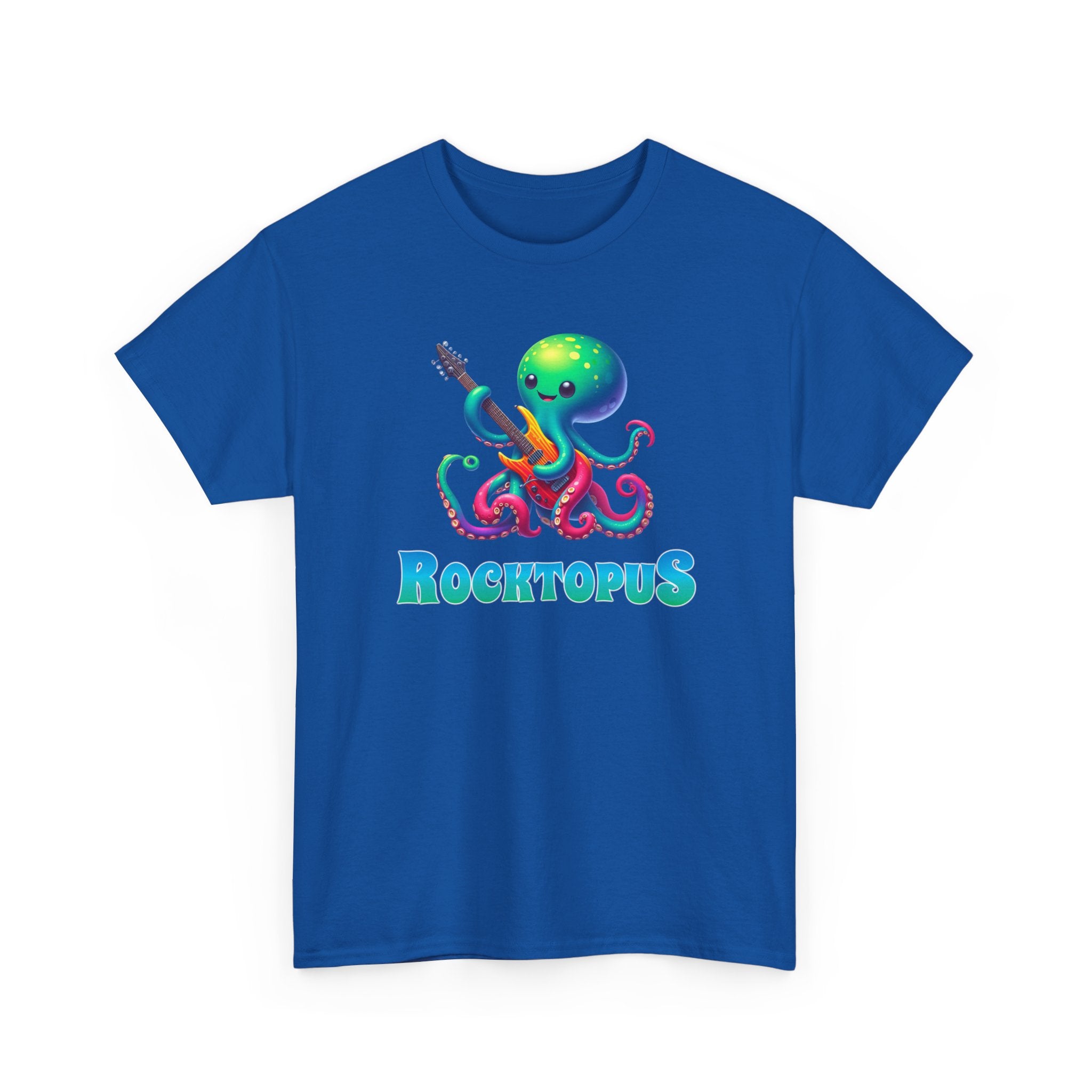 Rocktopus T-Shirt — Cute Octopus Playing Guitar Graphic Tee
