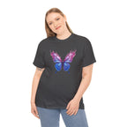 Butterfly Graphic Tee — Pink & Blue Watercolor Butterfly Shirt
