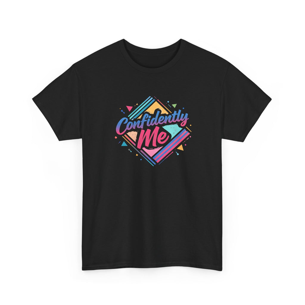 Confidently Me Tee — Retro Pastel Self-Love Graphic T-Shirt
