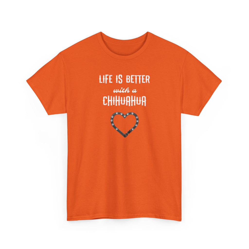 Life Is Better with a Chihuahua Heart Dog Lover Tee