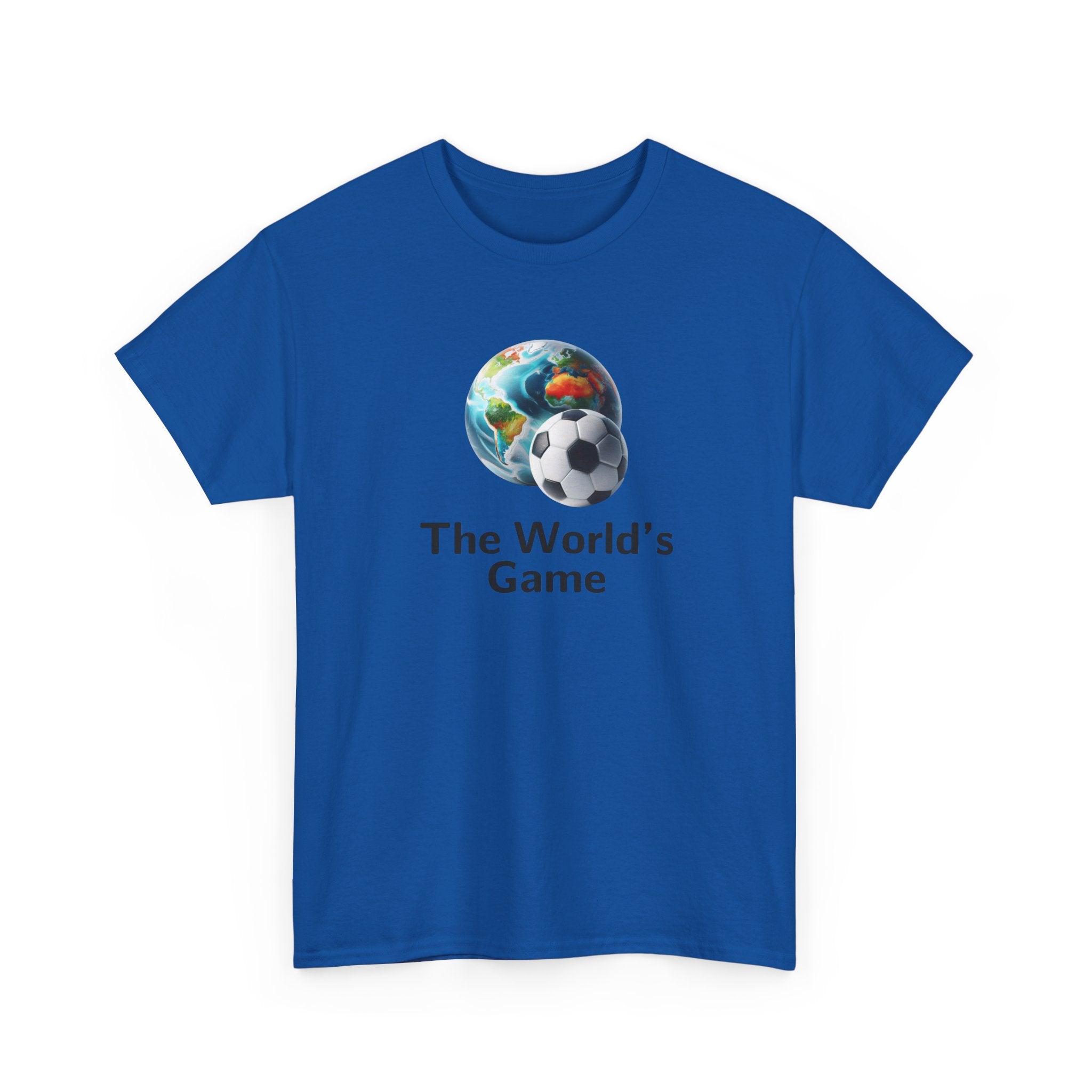 Football Soccer Globe T-Shirt — “The World’s Game” Casual Tee