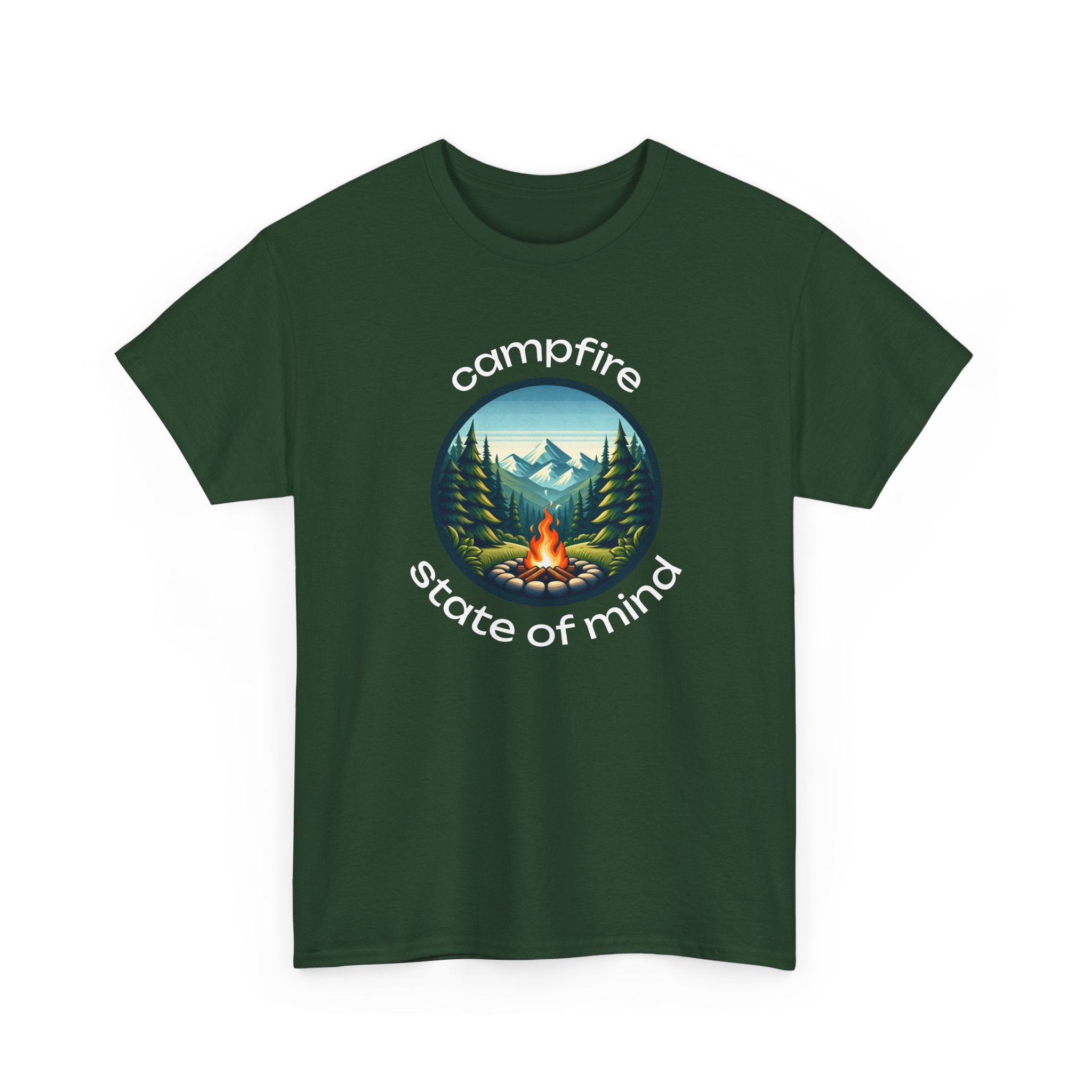 Campfire State of Mind T-Shirt — Outdoor Camping Graphic Tee