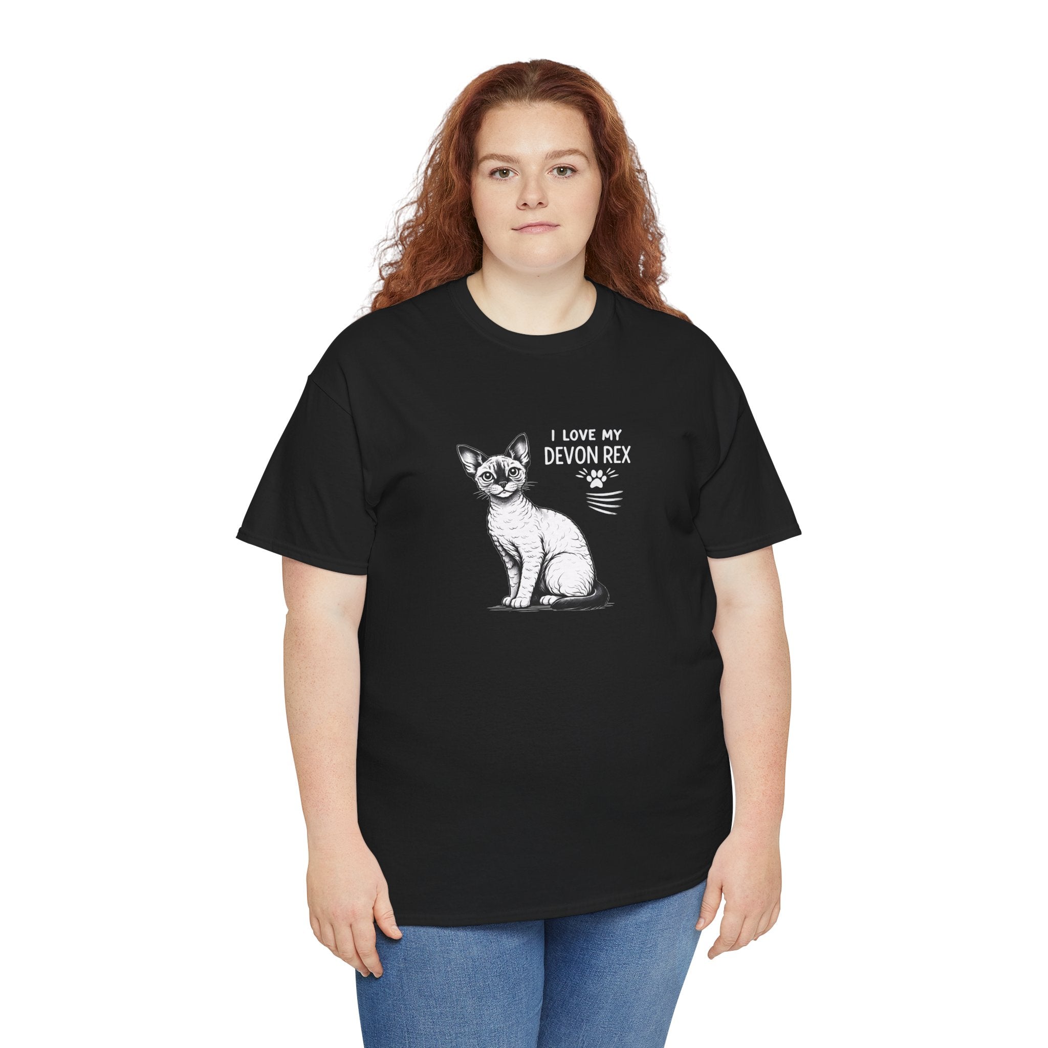 Devon Rex Cat T-Shirt — I Love My Devon Rex Graphic Tee