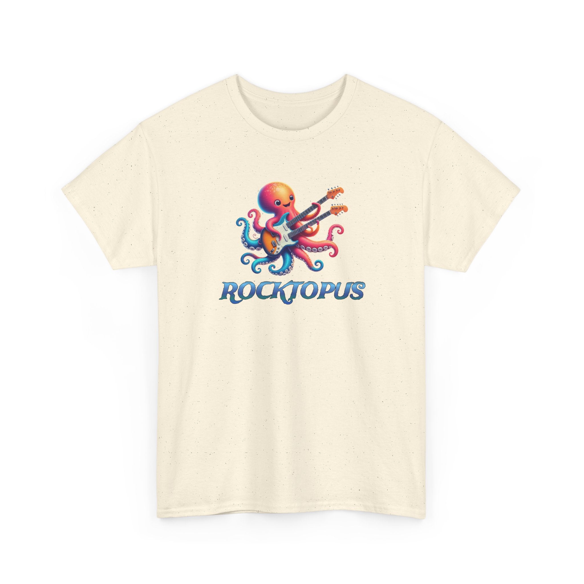 Rocktopus T-Shirt — Colorful Octopus Playing Guitar Tee