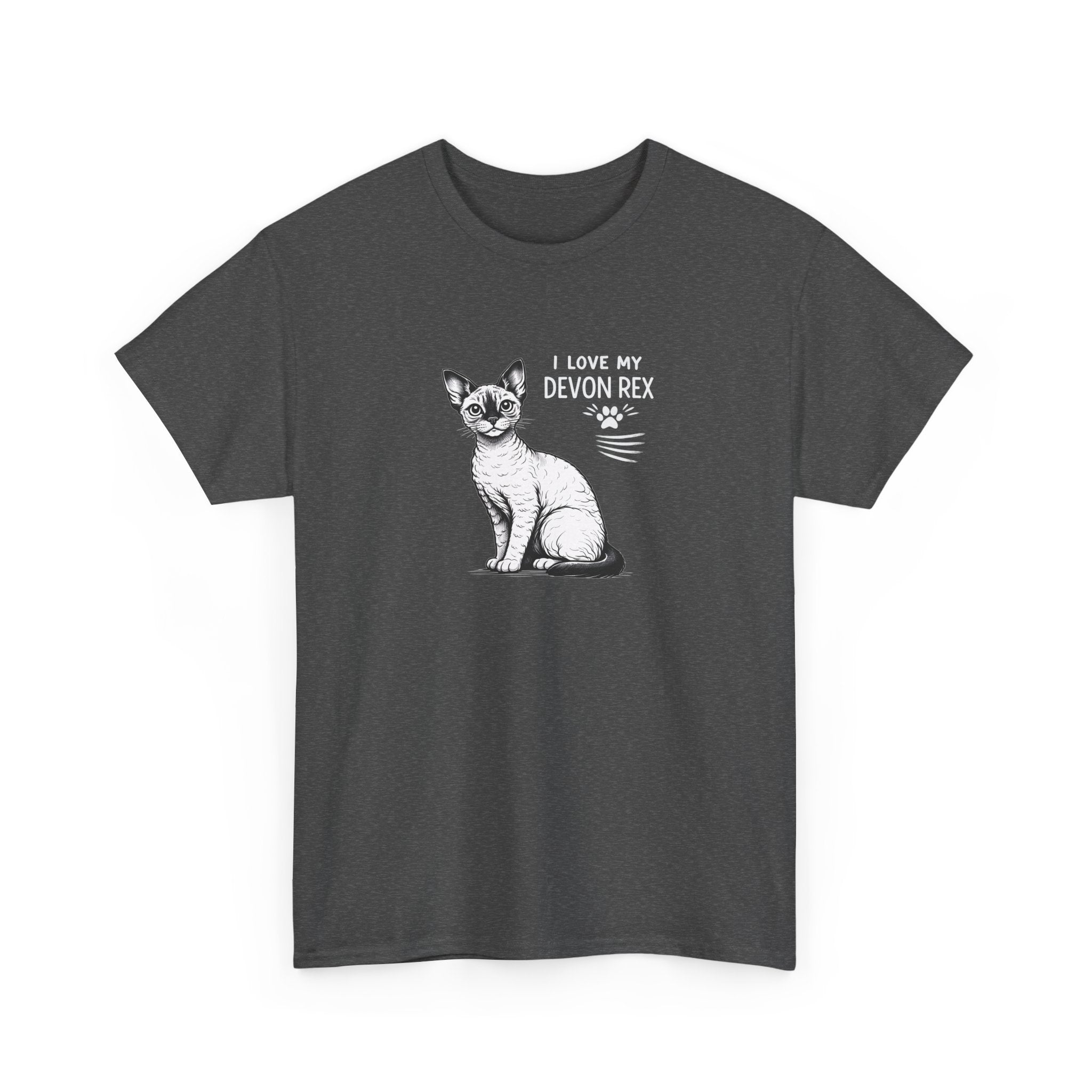 Devon Rex Cat T-Shirt — I Love My Devon Rex Graphic Tee