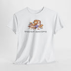 'Tired But Awesome' Cute Cat Relaxing Graphic Tee