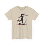 Woman Soccer Player Silhouette T‑Shirt